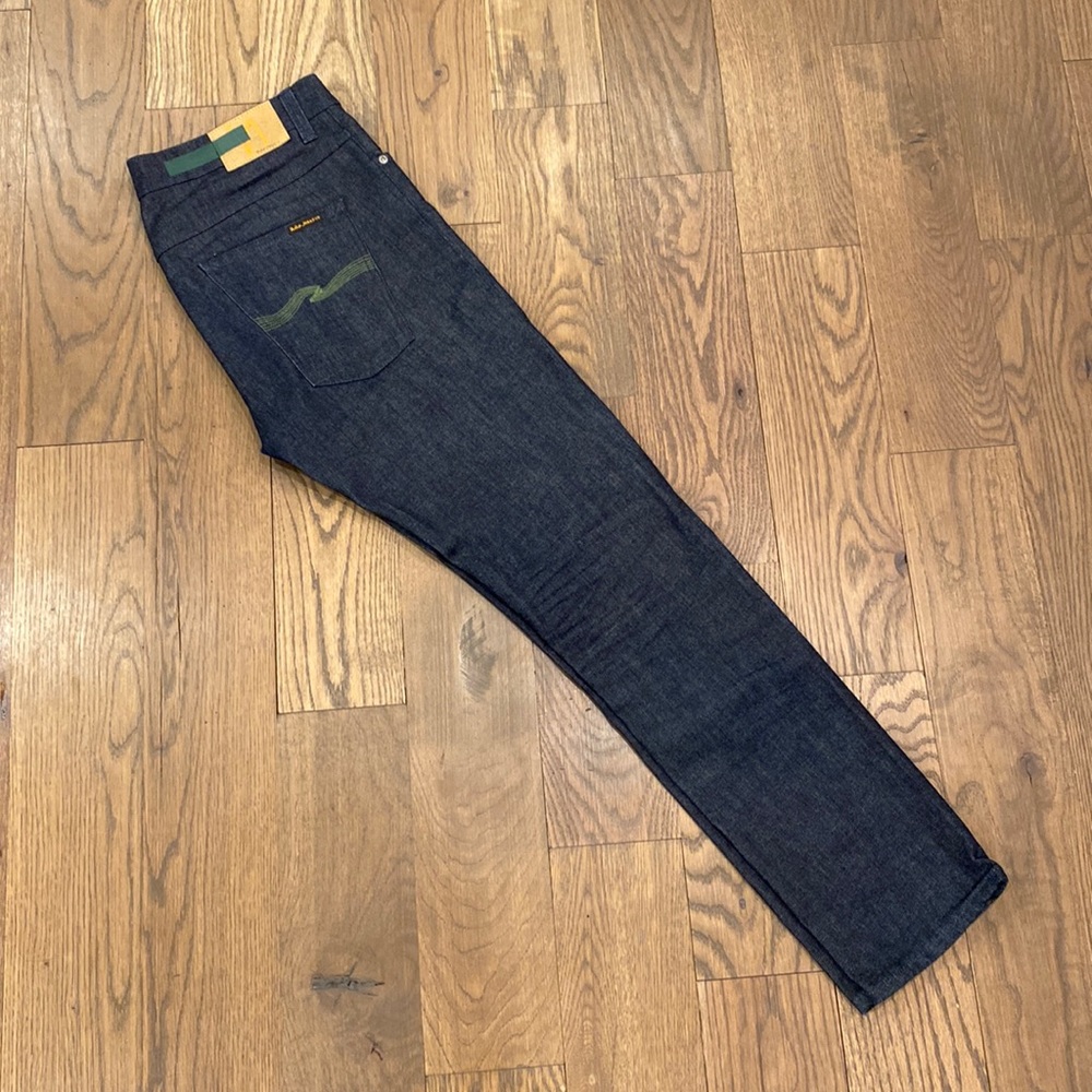 Nudie Jeans Co, Lean Dean, Dry Green, W34 L32